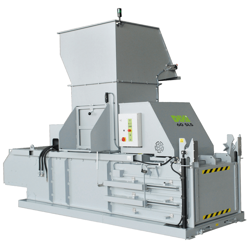 Semi automatic waste baler